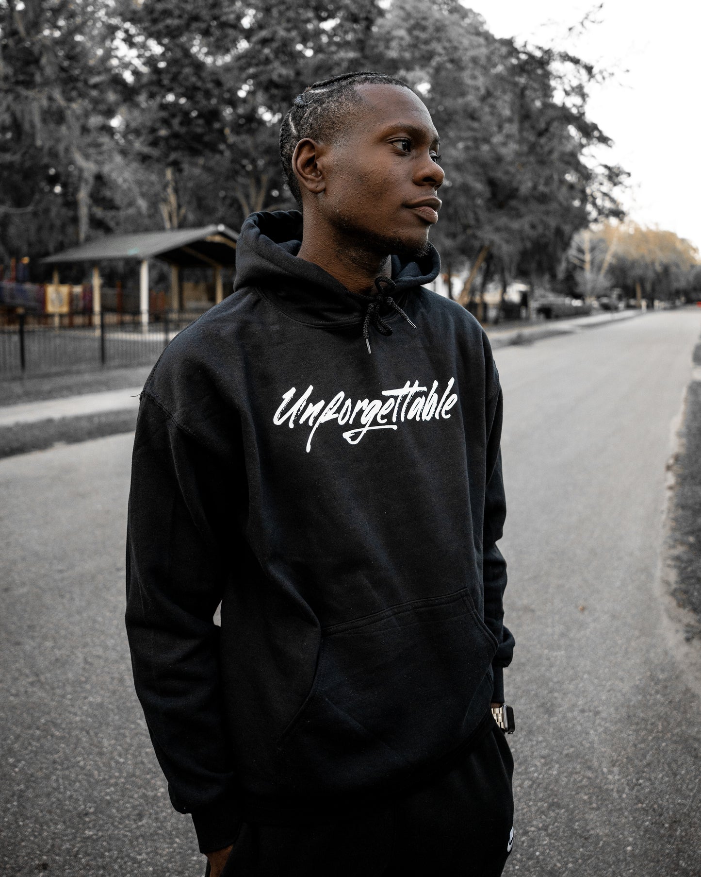 Classic Unforgettable Black Hoodie