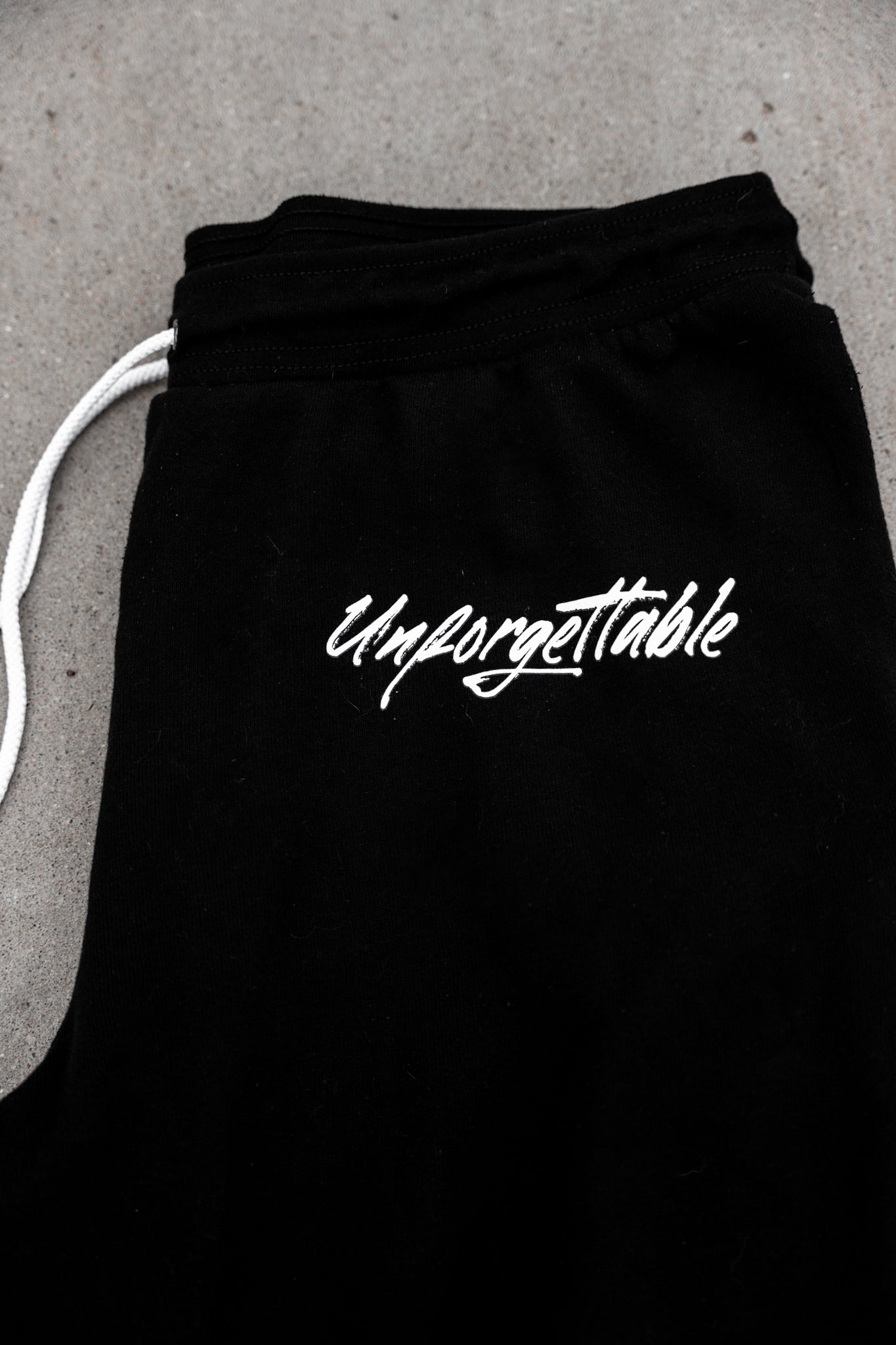 Premium Black Unforgettable Joggers