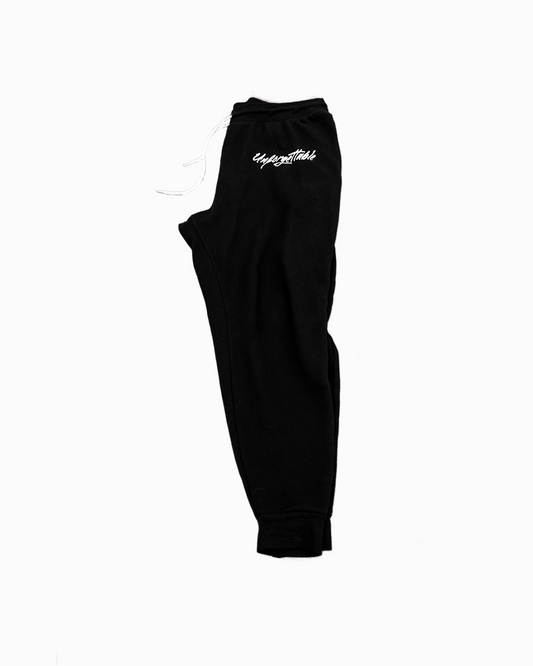 Premium Black Unforgettable Joggers